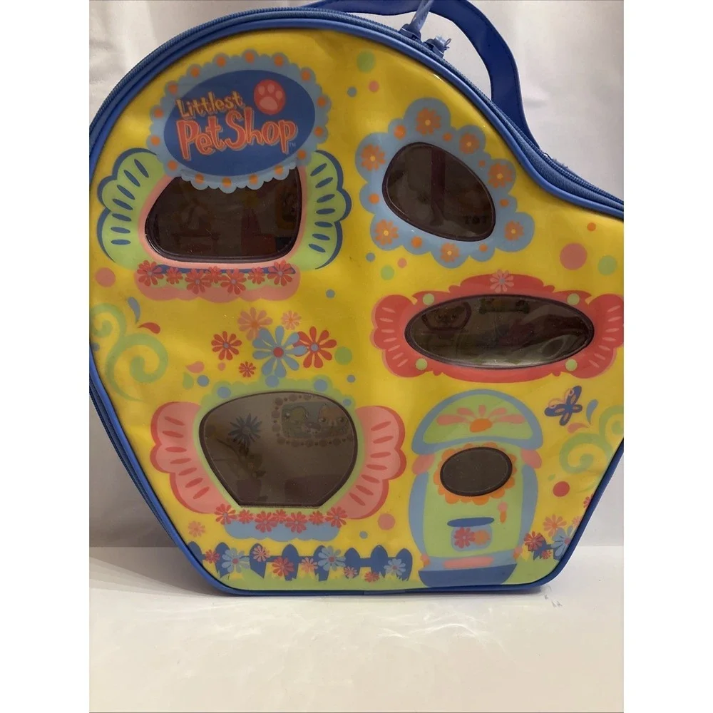 VTG LPS Littlest Pet Shop 2007 Zipper Carry Case House